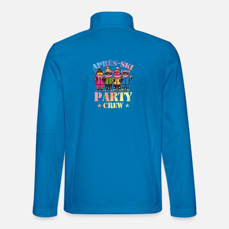 Après Ski Party Crew Pig - Unisex Softshell Jacket - light blue