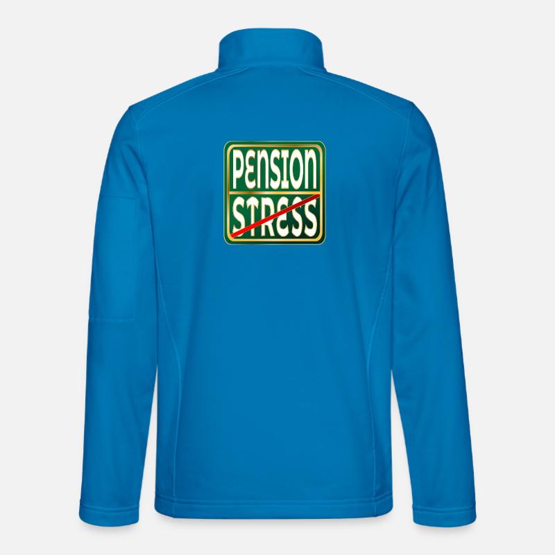 Work Pension Stress - Unisex Softshell Jacket - light blue