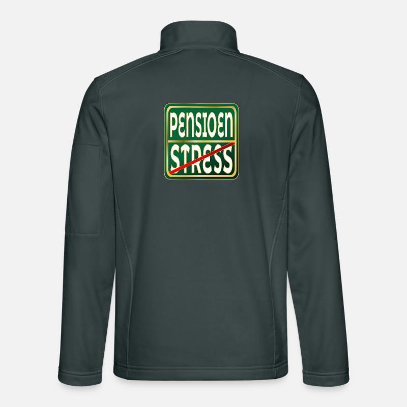 RETIREMENT STRESS WORK Unisex Softshell Jacket