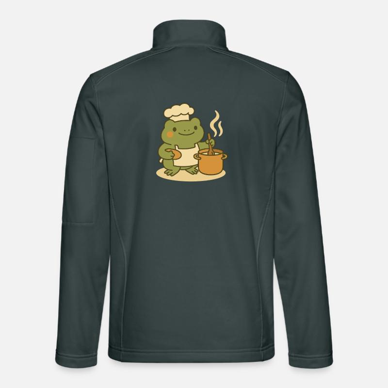 Cooking Frog – Cozy Kitchen Frog Unisex Softshell Jacket