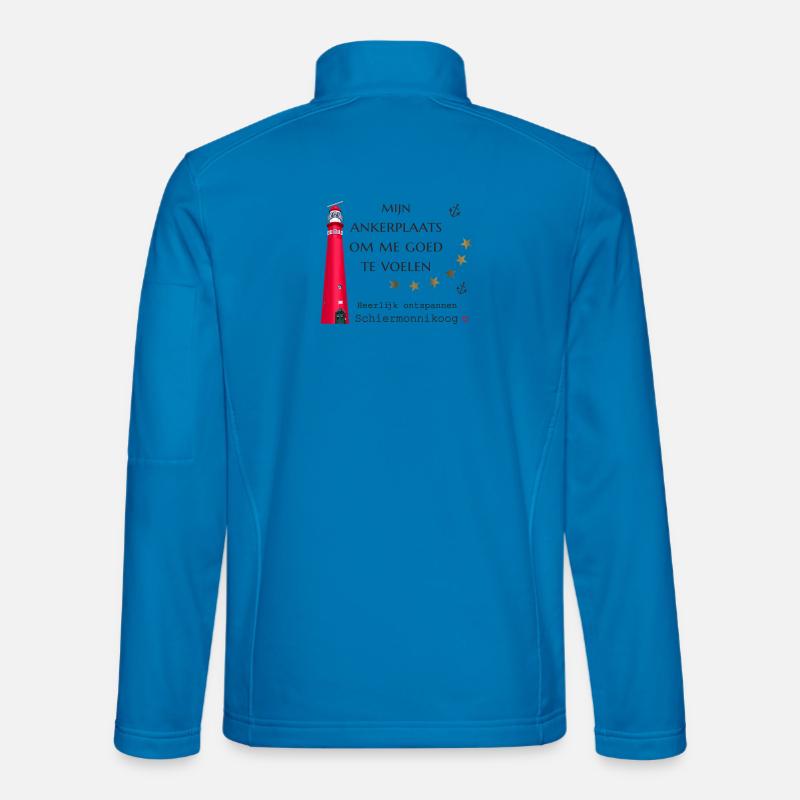 My anchorage Schiermonnikoog, hand drawing Unisex Softshell Jacket