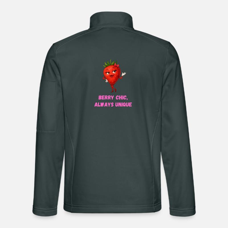 Erdbeere Berry Chic Einzigartig Karikatur  Unisex Softshelljacke