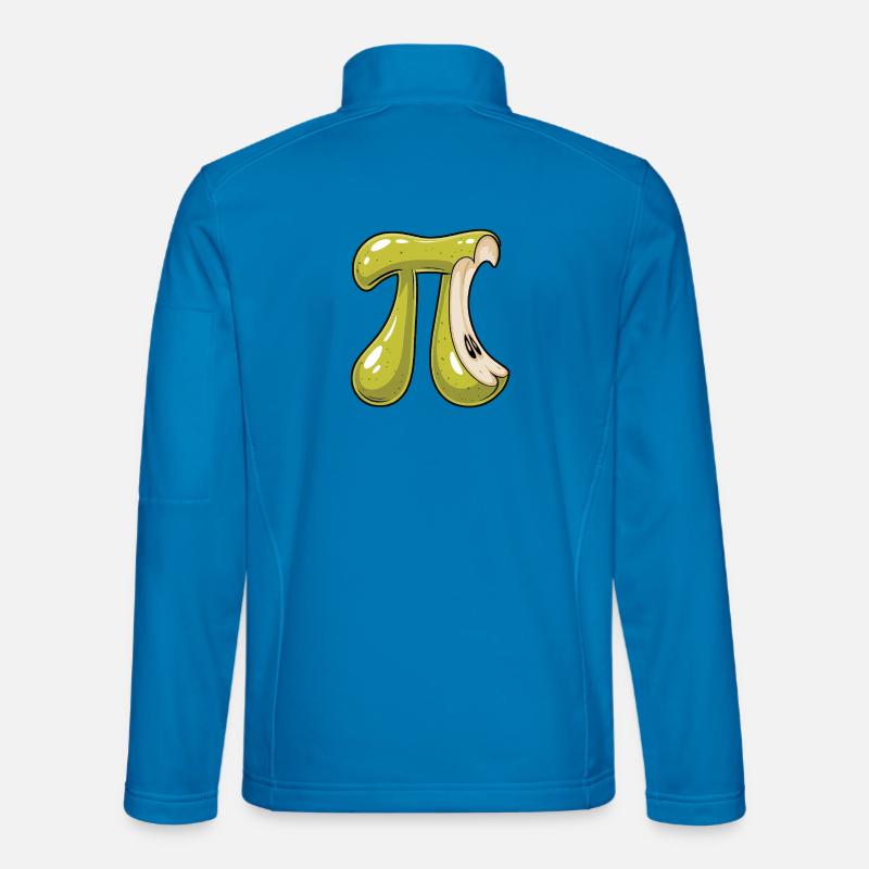 Green Pi Pear Math - Unisex Softshell Jacket - light blue
