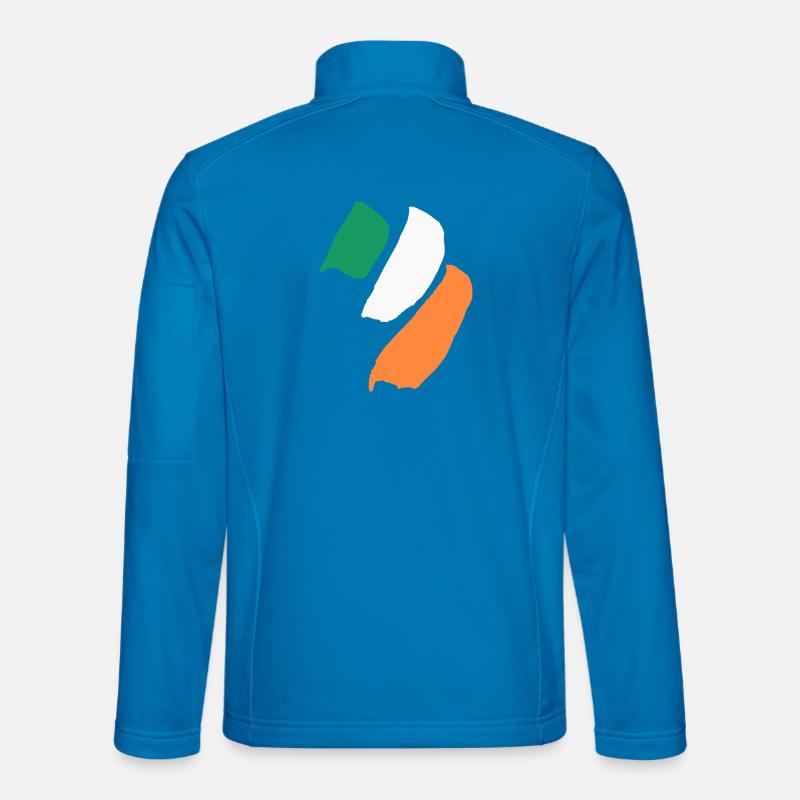 Irland Flagge - Unisex Softshelljacke - Lichtblau
