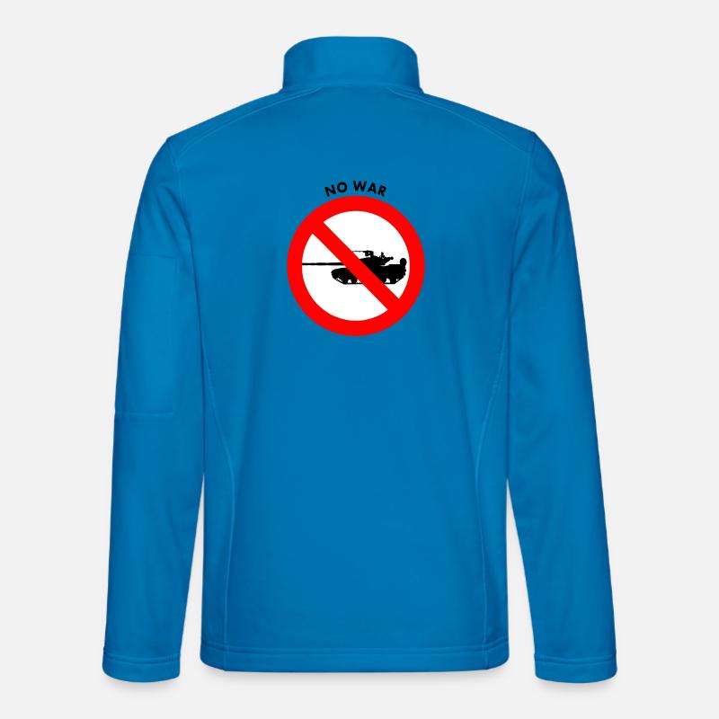 No war - Unisex Softshell Jacket - light blue