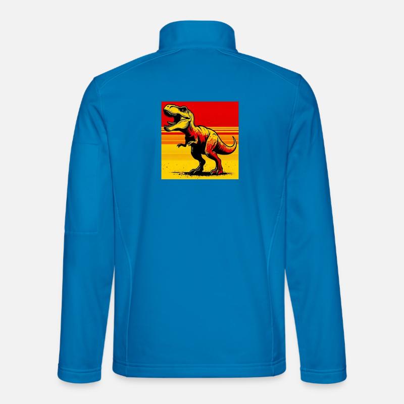 dinosaur - Unisex Softshell Jacket - light blue