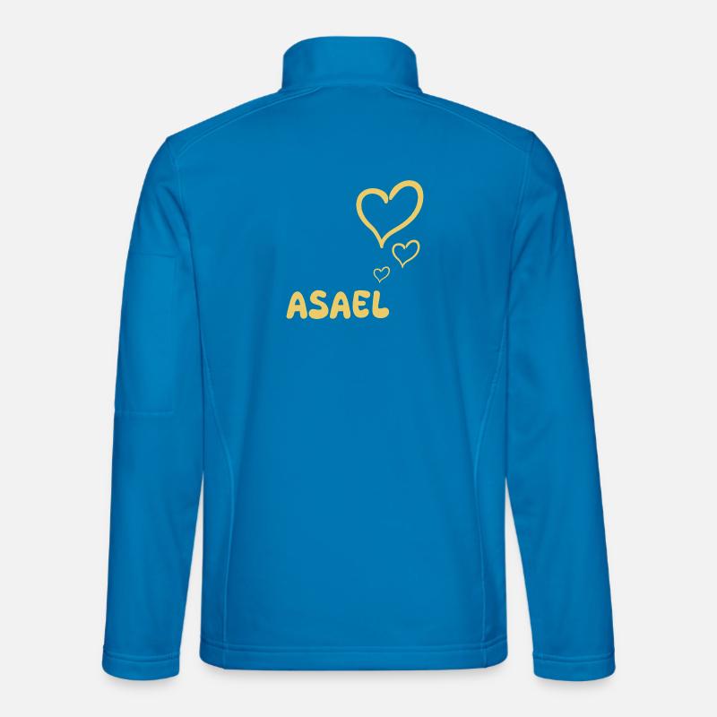 Gift for Asael - Unisex Softshell Jacket - light blue