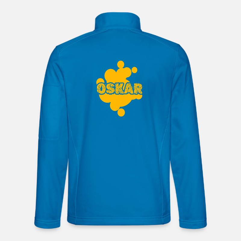 Oskar as a painter - Unisex Softshell Jacket - light blue