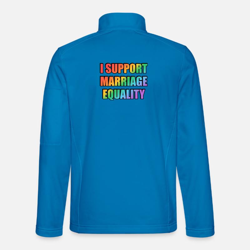 I Support Marriage Equality - Unisex Softshell Jacket - light blue