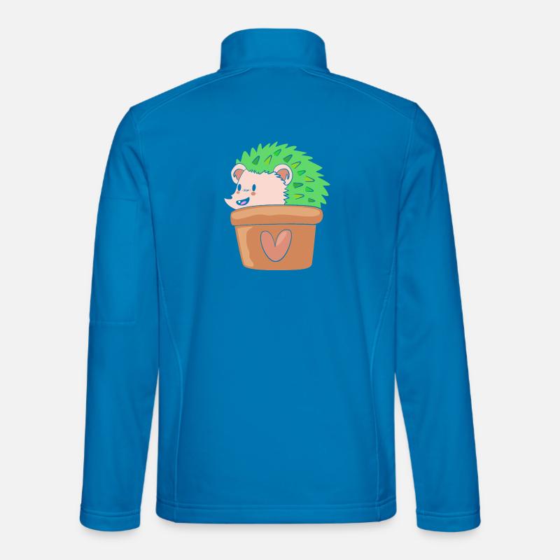 Plant Cactus Cacti - Unisex Softshell Jacket - light blue