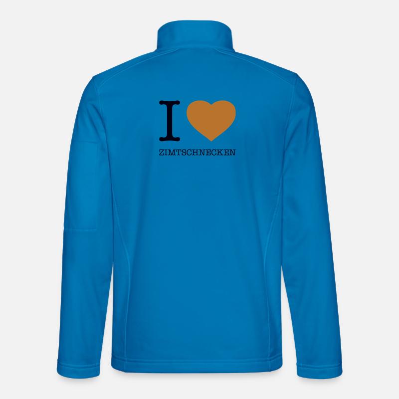 I love cinnamon rolls - Unisex Softshell Jacket - light blue