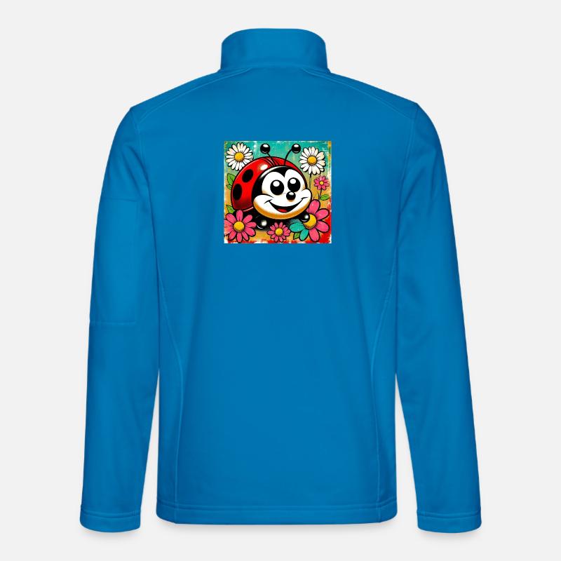 Marienkäfer - Unisex Softshelljacke - Lichtblau