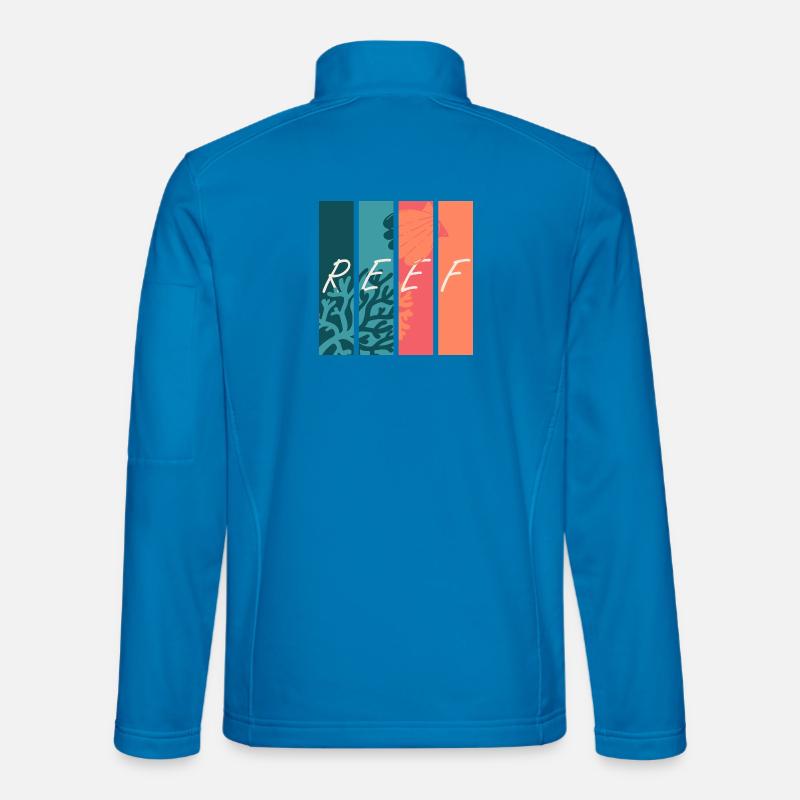 Reef Vibes - Unisex Softshelljacke - Lichtblau