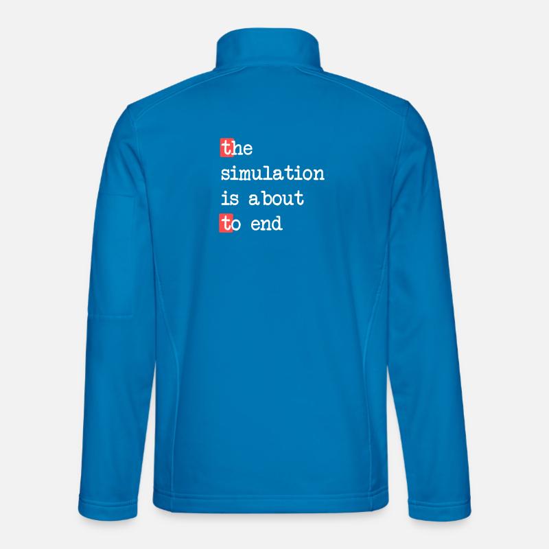 La fin de la simulation – Matrice rencontre la réalité Veste en tissu softshell Unisexe