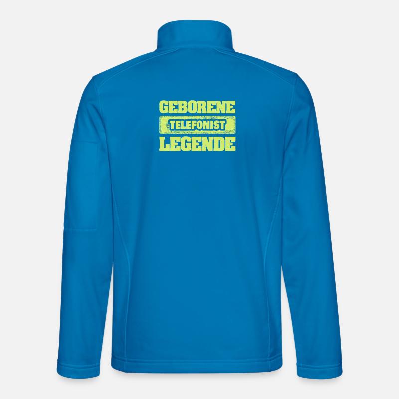Occupation: Telephone operator - Unisex Softshell Jacket - light blue