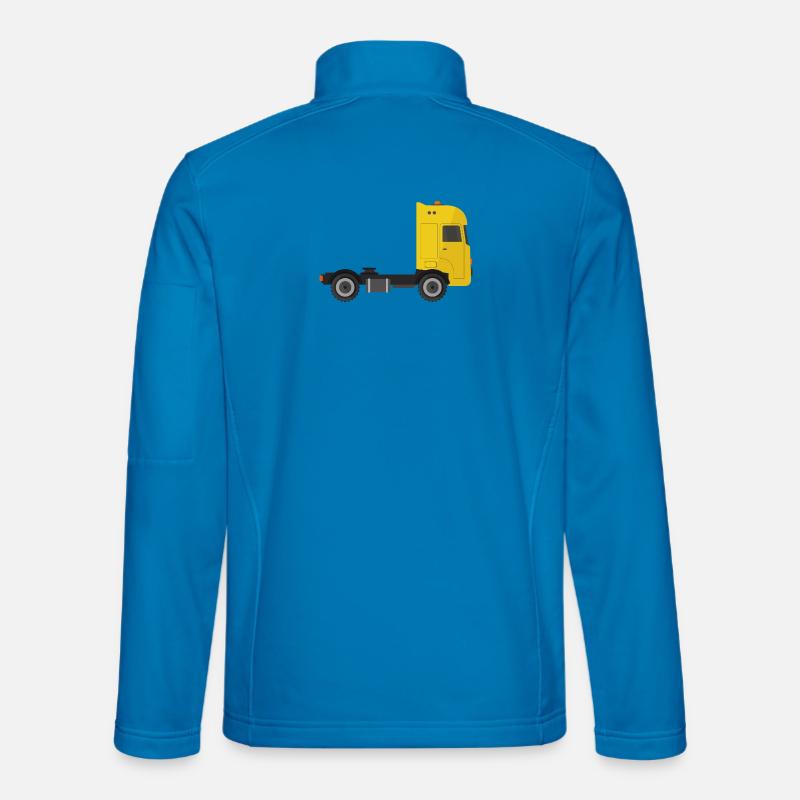 Semi-trucks - Unisex Softshell Jacket - light blue