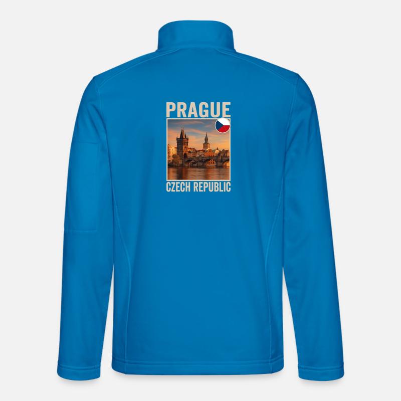 Prague - Unisex Softshell Jacket - light blue