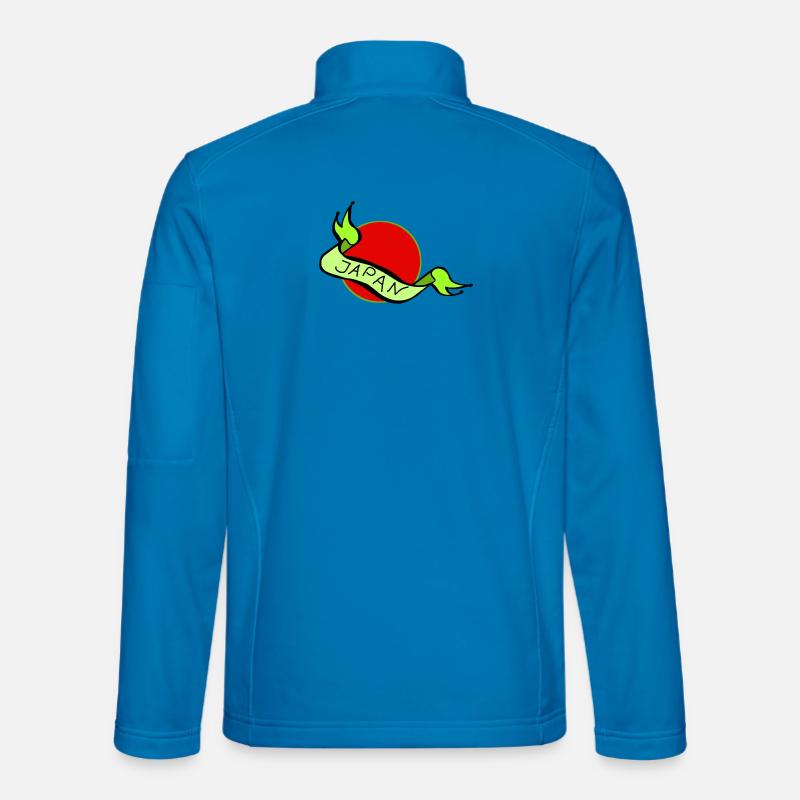 Japan land red dot Unisex Softshell Jacket