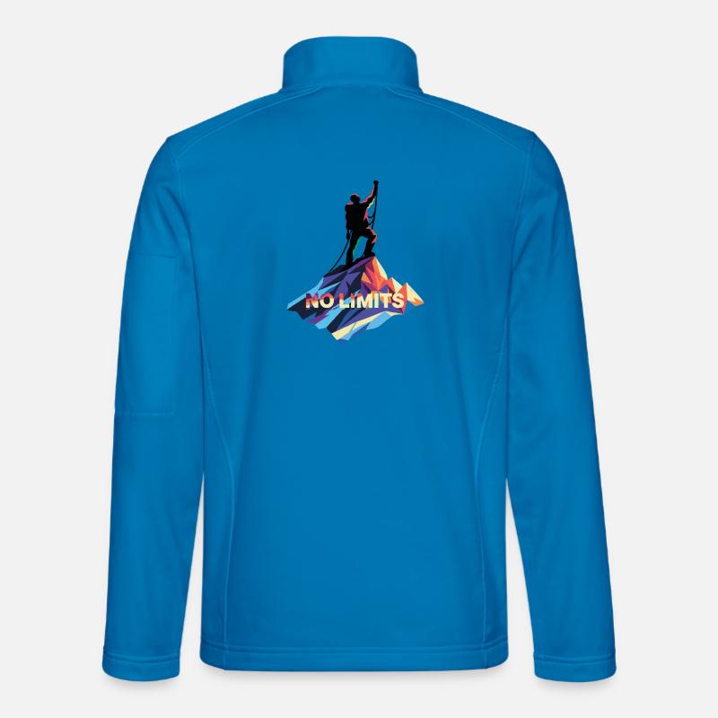 Mountaineer ohne Grenzen - Unisex Softshelljacke - Lichtblau