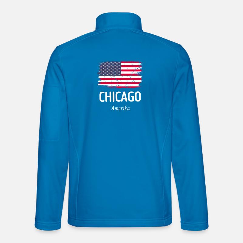 Chicago - Unisex Softshelljacke - Lichtblau