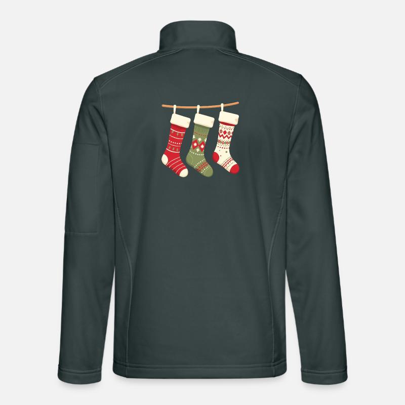 Modèle de Noël des Trois Bas, Veste en tissu softshell Unisexe