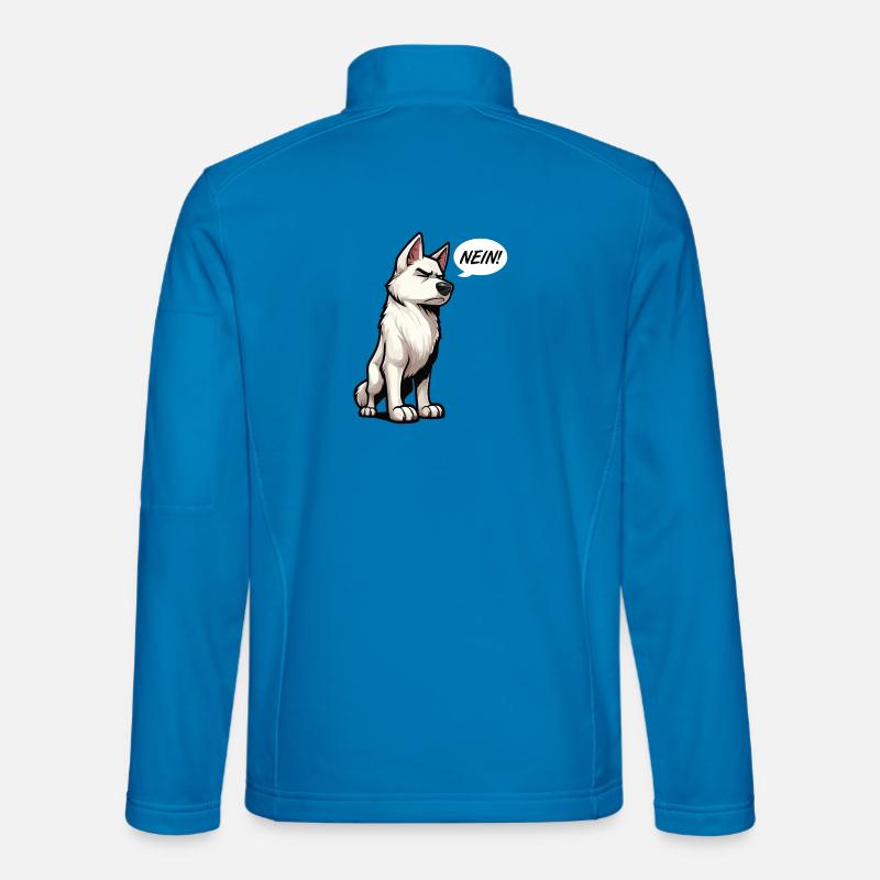 No White Shepherd Shepherd Shepherd Dogs Unisex Softshell Jacket