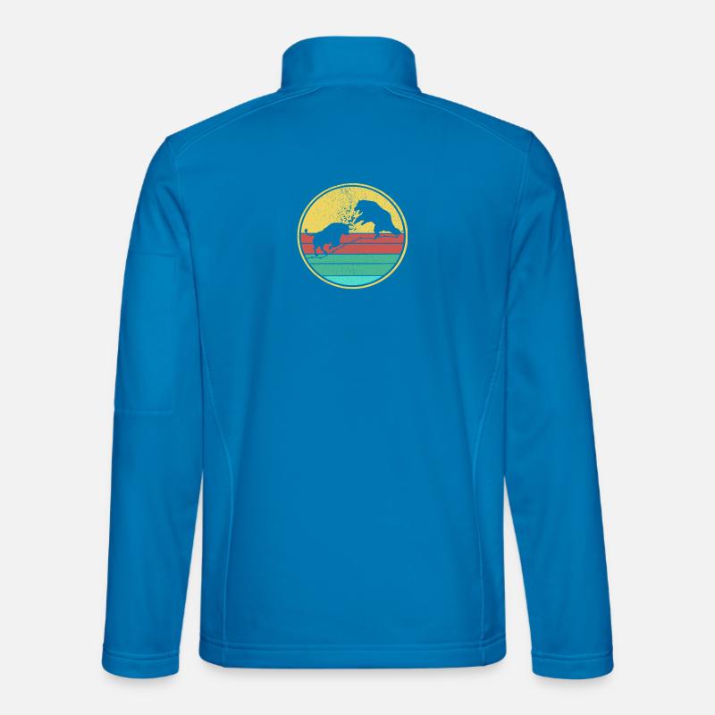 Bull vs Bear Retro Unisex Softshell Jacket