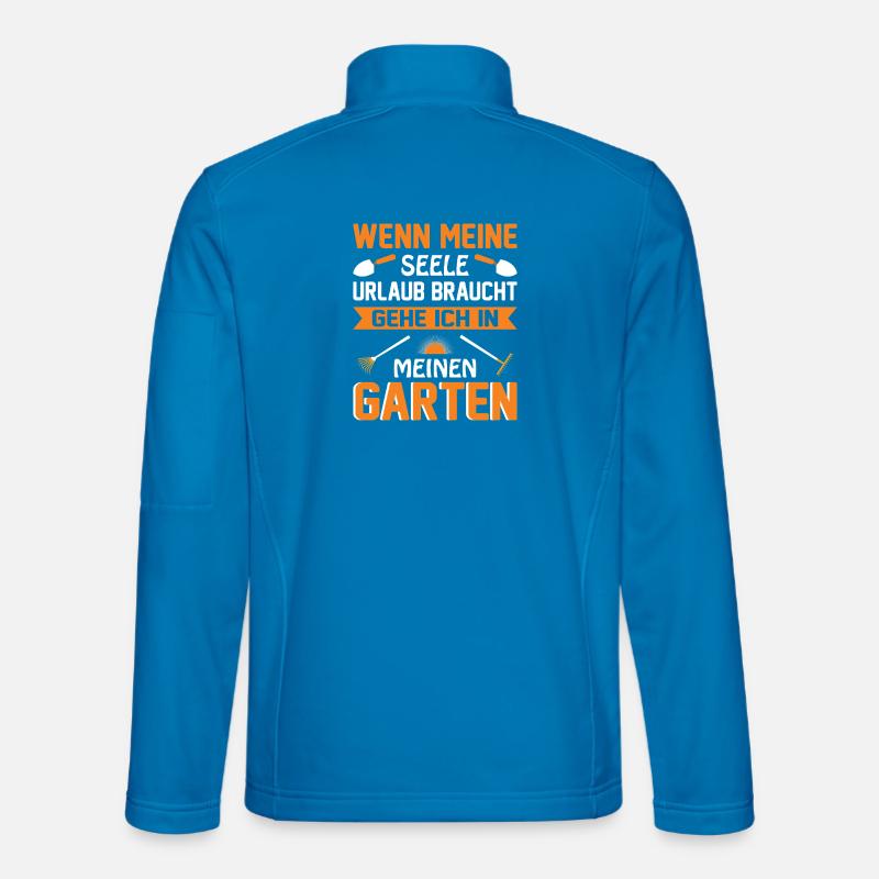 Detti di giardinaggio per giardinieri orticoltori - Giacca softshell unisex - celeste