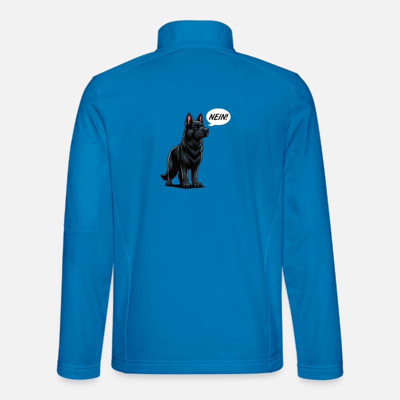 No Black Shepherd Shepherd Owner - Unisex Softshell Jacket - light blue