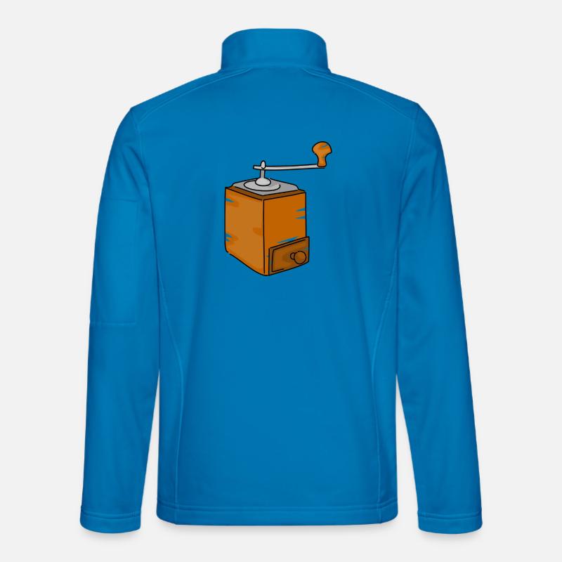 Kaffeemühle - Unisex Softshelljacke - Lichtblau