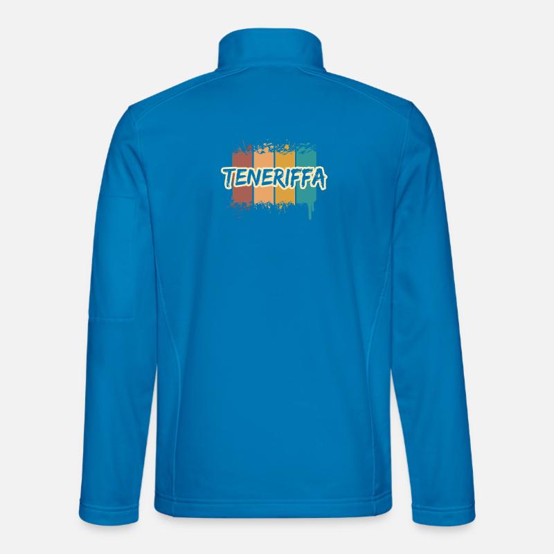Teneriffa Teneriffa - Unisex Softshelljacke - Lichtblau