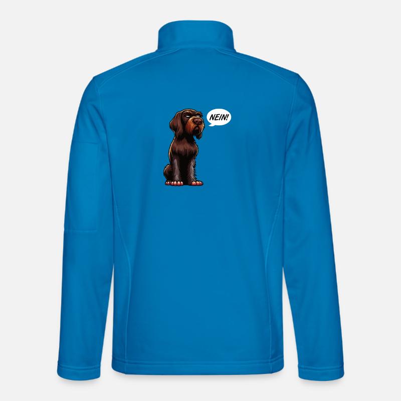 No German Wirehaired German Wirehaired Owners - Unisex Softshell Jacket - light blue