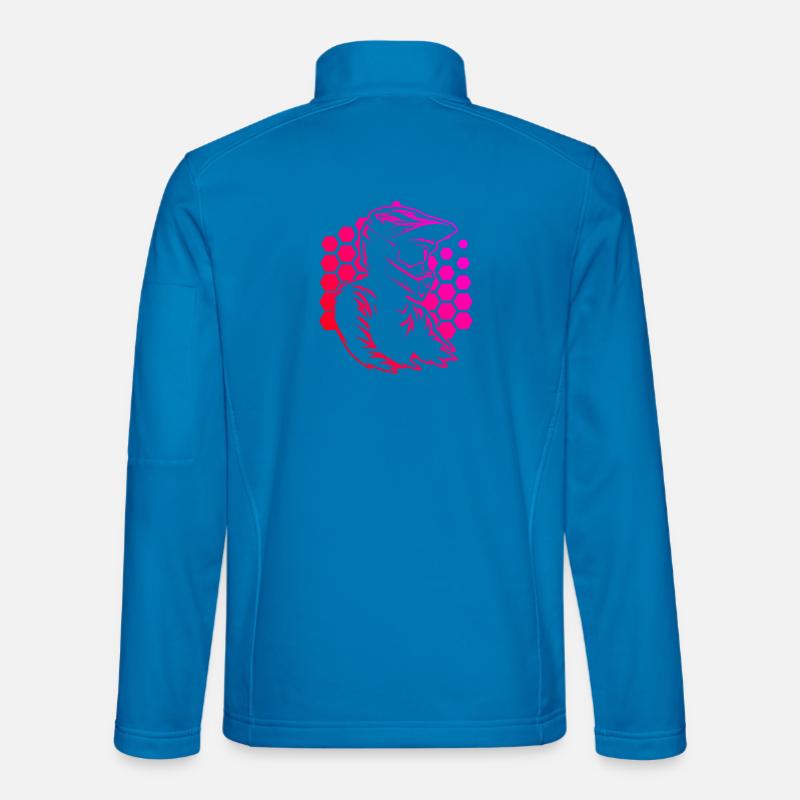 Klare Motocross Botschaft - Unisex Softshelljacke - Lichtblau