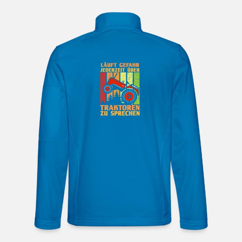 Tractor Farmer Farmer Tractor Driver Tractor Unisex Softshell Jacket