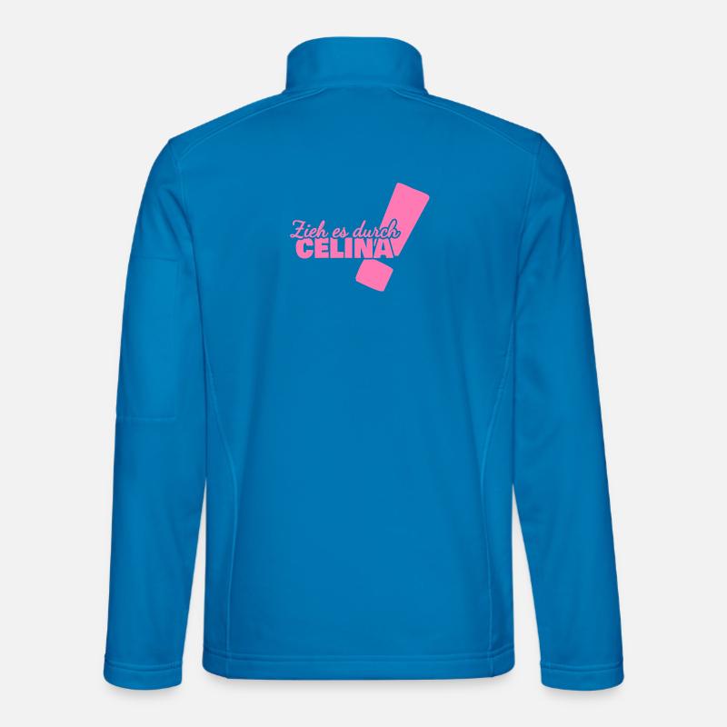 First name Celina - Unisex Softshell Jacket - light blue