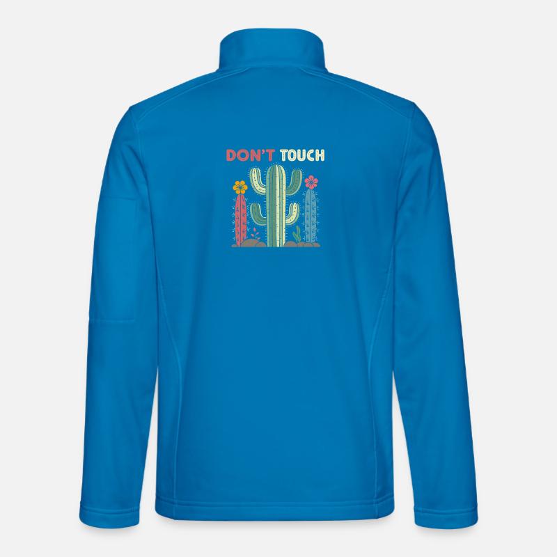 Cactus Do Not Touch - Unisex Softshell Jacket - light blue