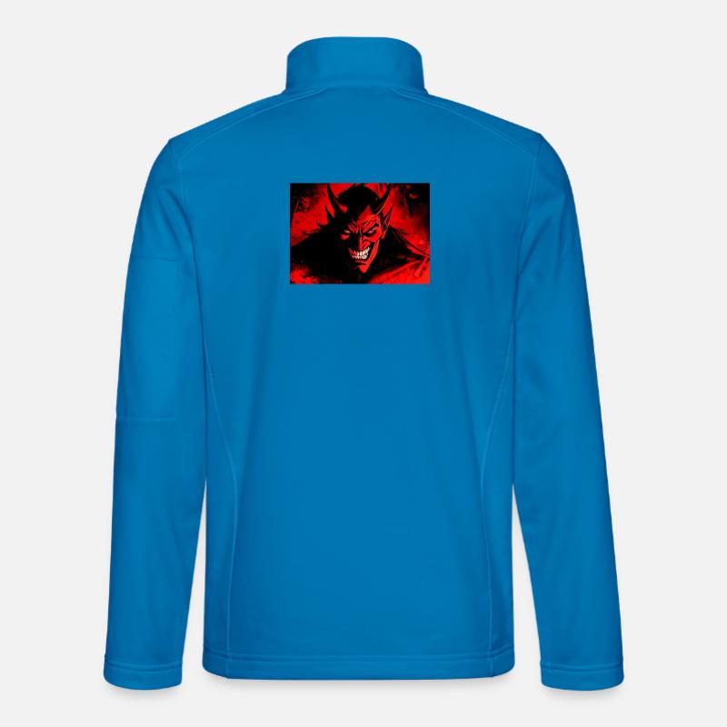 Der Teufel - Unisex Softshelljacke - Lichtblau