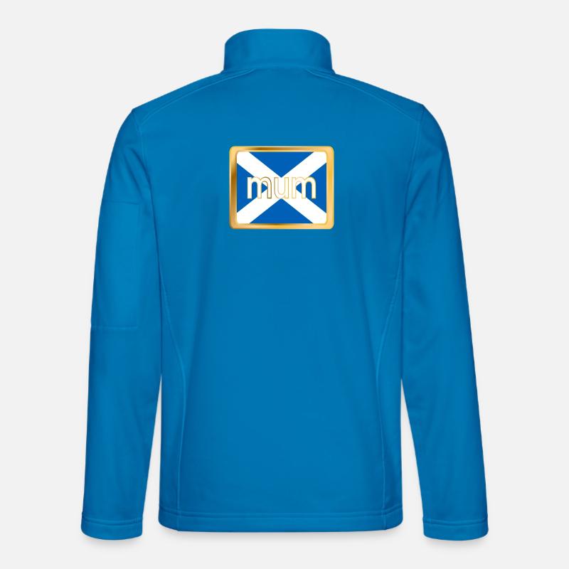 Mère de la mère de l’Écosse - Veste en tissu softshell Unisexe - bleu clair