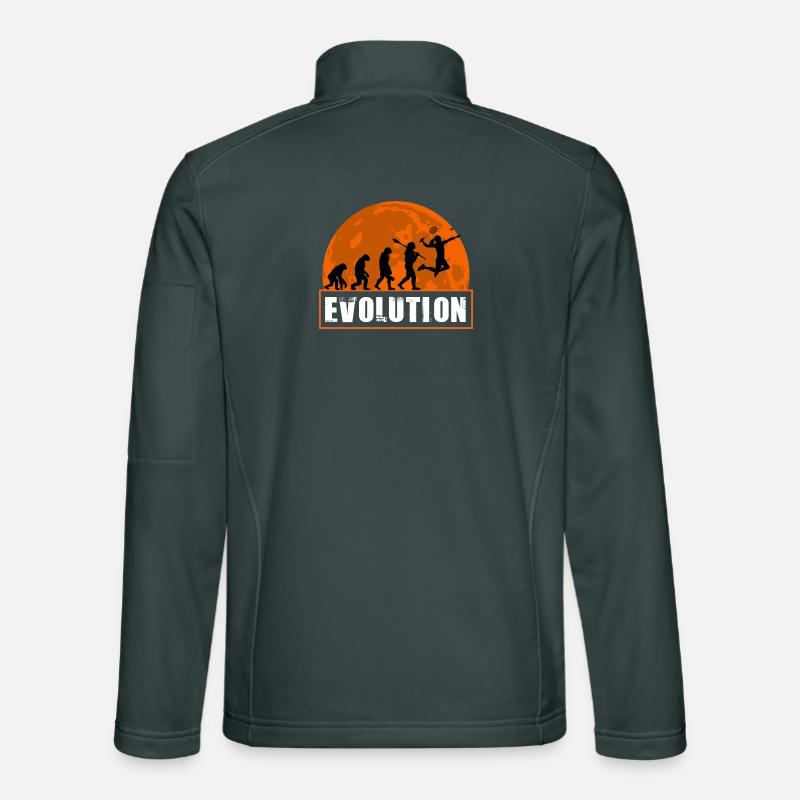 Badminton Evolution Player Smash Schläger Sportkunst Unisex Softshelljacke