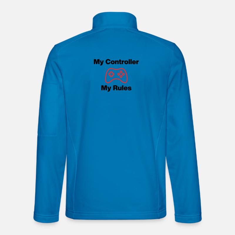 My Controller My Rules, Nerd, Zocker, Meine Regeln Unisex Softshelljacke
