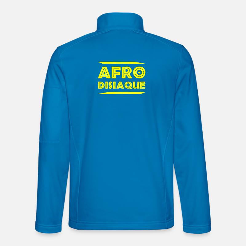 AFRO-DISIAQUE! - Unisex Softshell Jacket - light blue