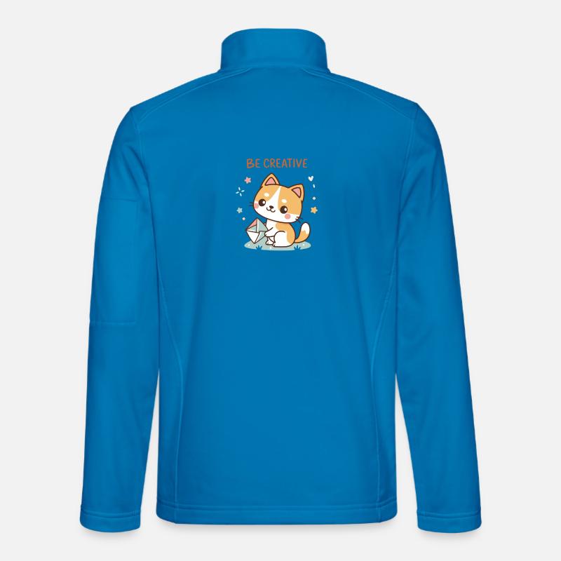 Creative Chat - Unisex Softshell Jacket - light blue