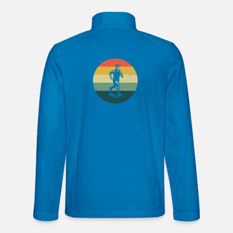 Racing Power Running Design - Unisex Softshell Jacket - light blue
