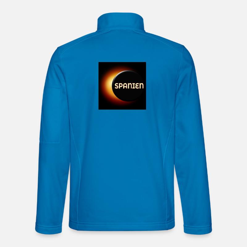 Total Solar Eclipse Spain 2026 - Unisex Softshell Jacket - light blue