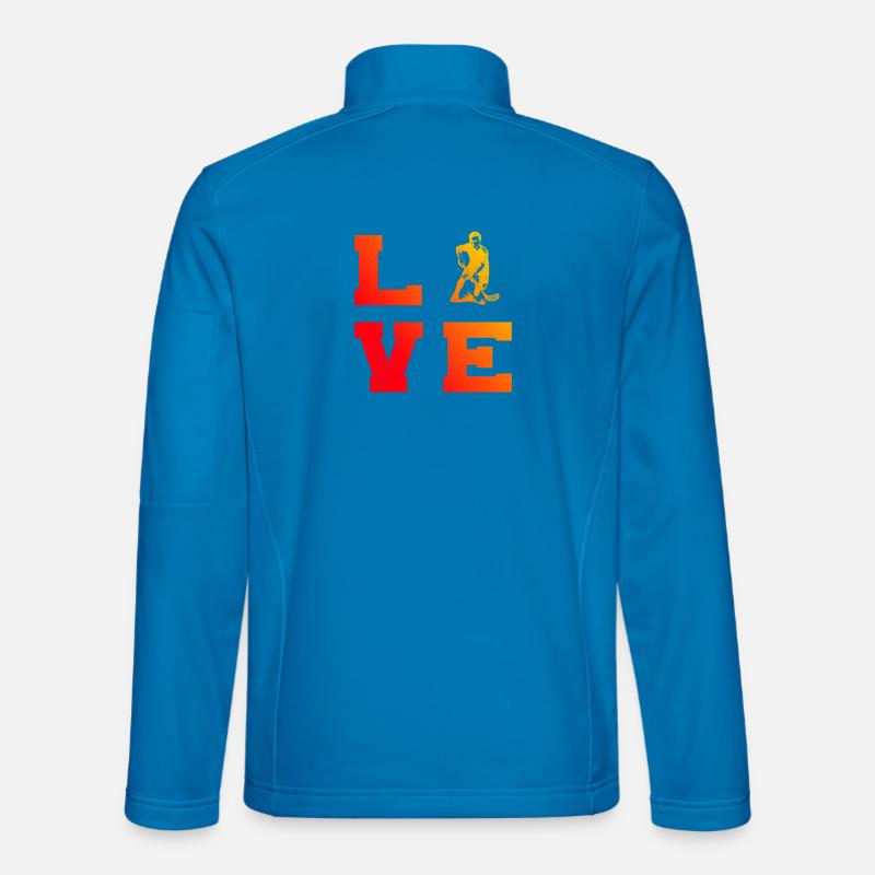 Einfach Floorball zeitloses Design - Unisex Softshelljacke - Lichtblau