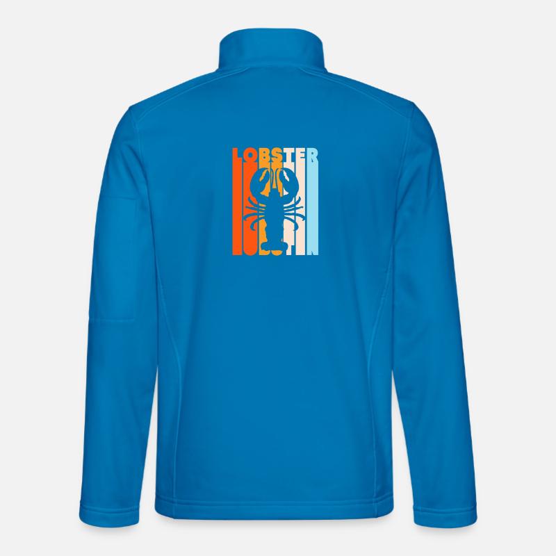 Hummer Meeresfrüchte Lobster Languste - Unisex Softshelljacke - Lichtblau