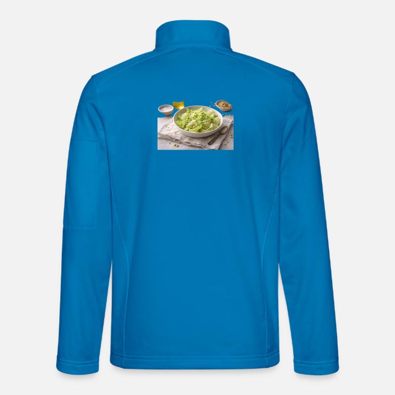 Salat mit Pinienkernen - Unisex Softshelljacke - Lichtblau