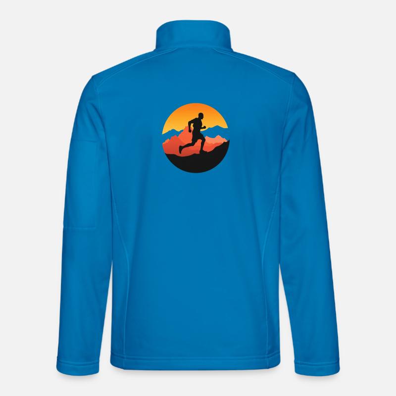Course à pied – Symbole de liberté - logo trail Veste en tissu softshell Unisexe