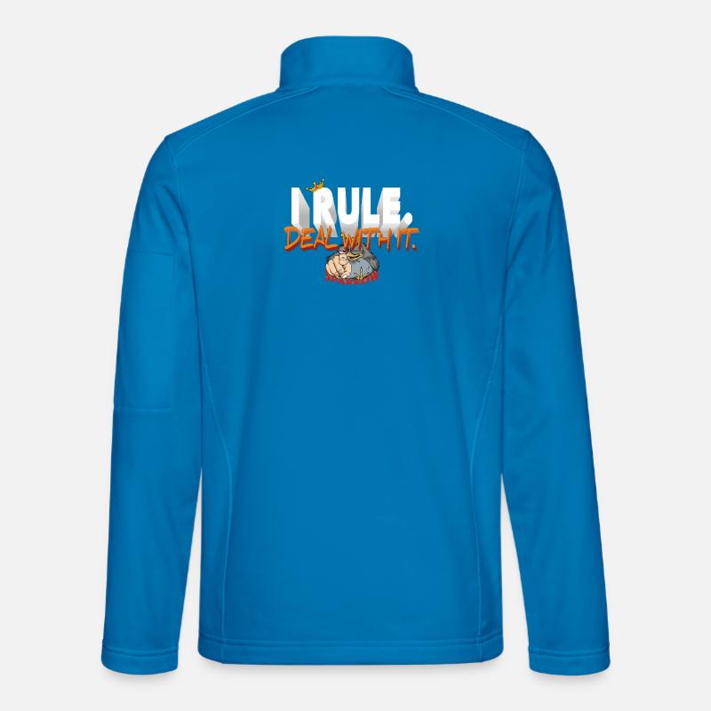 I_RULE - Unisex Softshell Jacket - light blue
