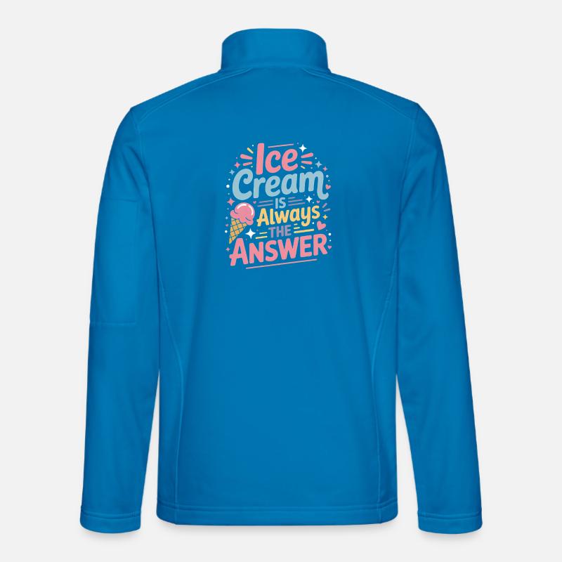 eiscreme Sprüche Eis Lustiges Kayak Geschenk - Unisex Softshell Jacket - light blue